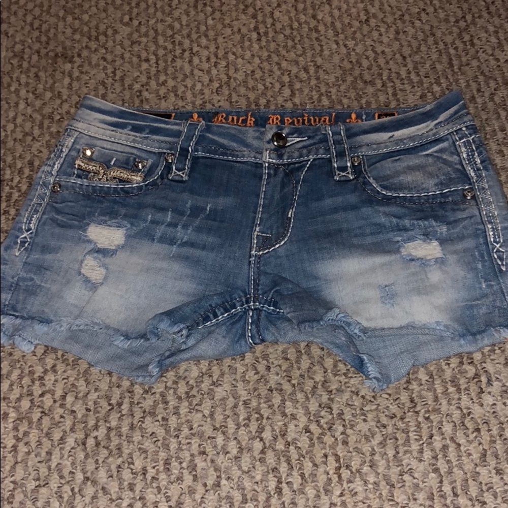 Buckle Exclusive Rock Revival Shorts